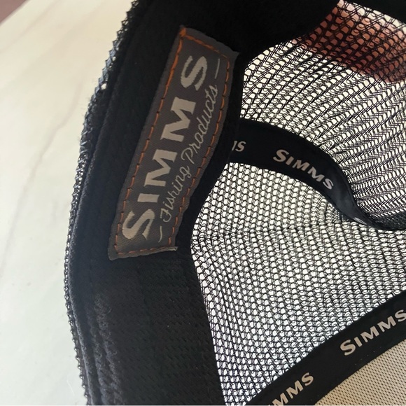 Simms Original Patch Trucker Cap in Bronze/Black - Picture 5 of 9